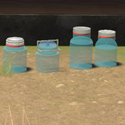 Asortment of 1930s Ball Glass jars