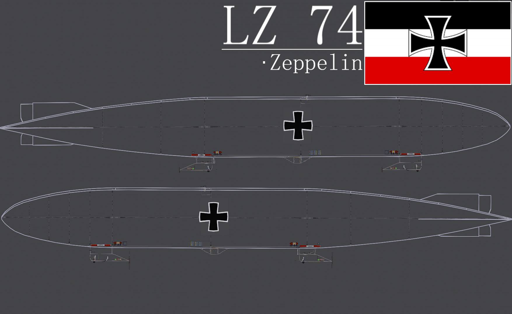 OP LZ 74 Zeppelin