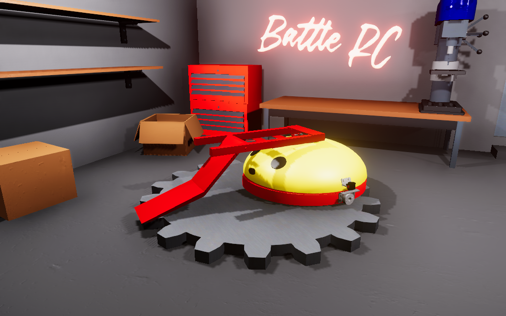 Unidentified red and yellow flipper (Battlebots Championship 2009)