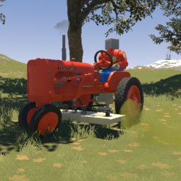 1946 Allis Chalmers C - Woods Belly Mower