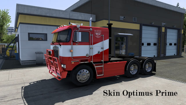 Skin Kenworth K100E Optimus Prime