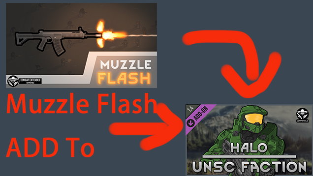 Wood's Muzzle Flash for UNSC Faction