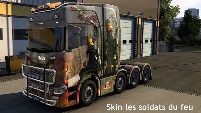 Skin les soldat du feu