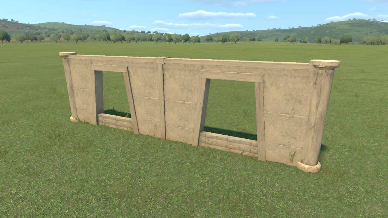 Fence Replica Arid Pillar 2.5m