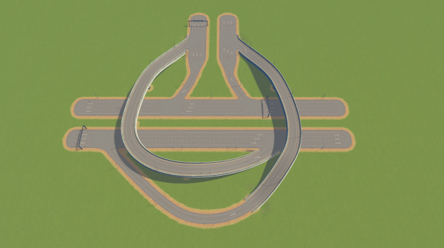 Small three-way intersection preview