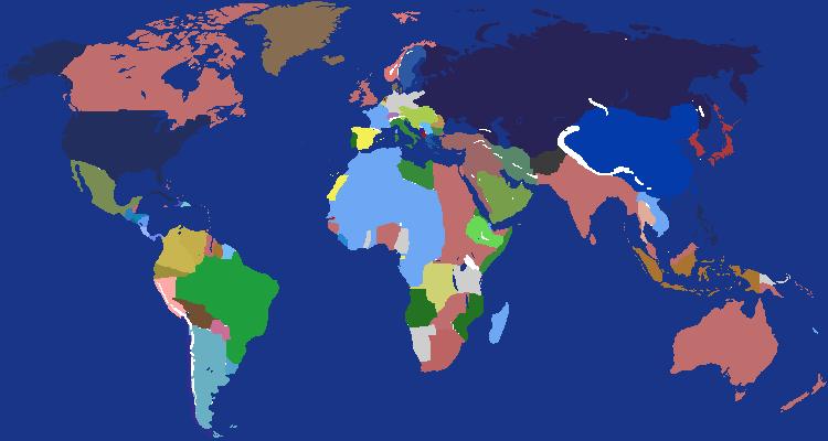 World Map 1914