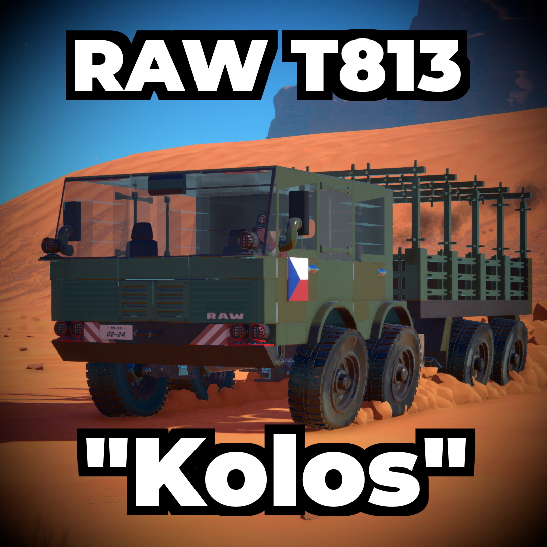 Raw T813 Czech Military