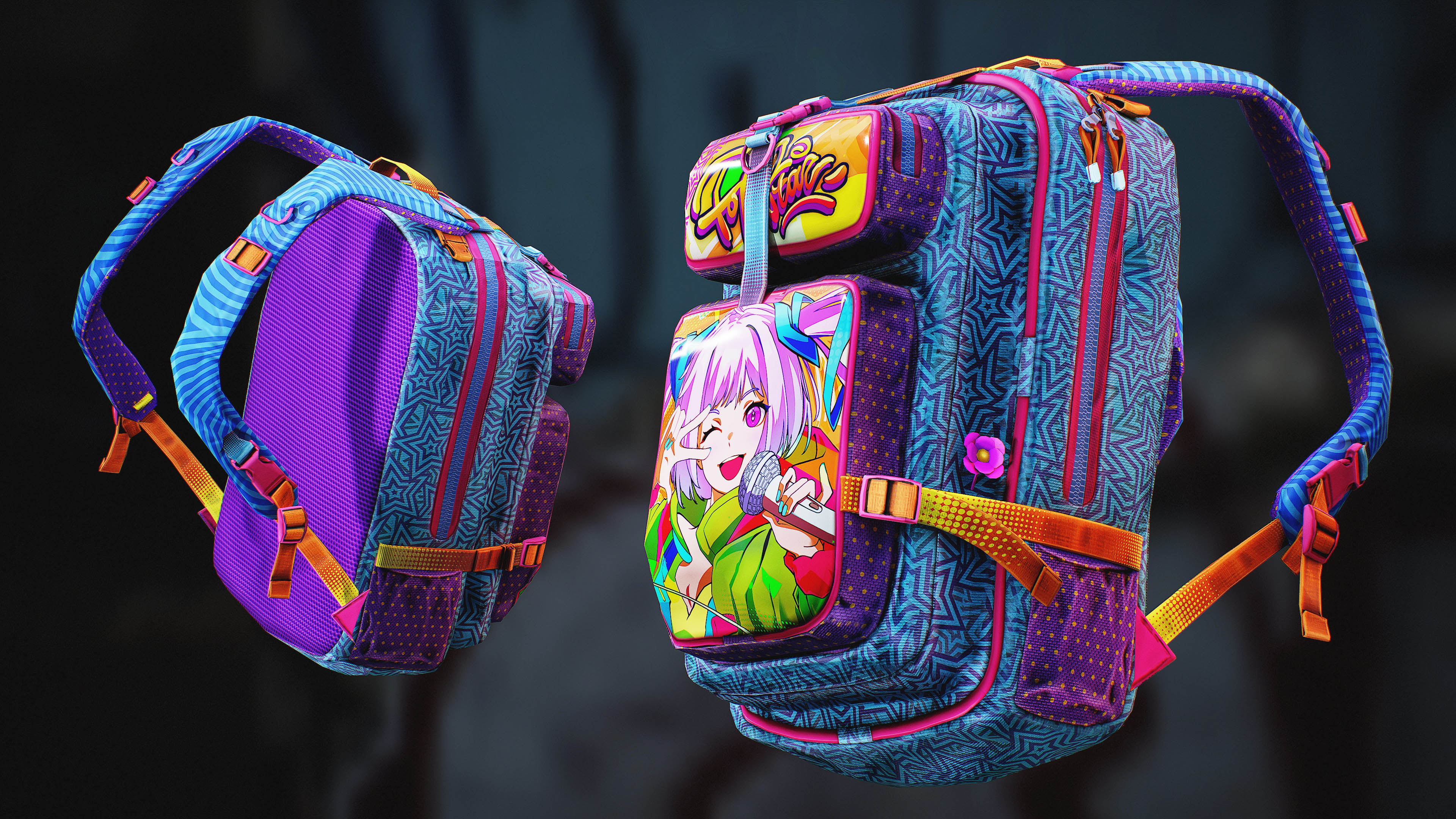 Popstar Large Backpack screenshot 1