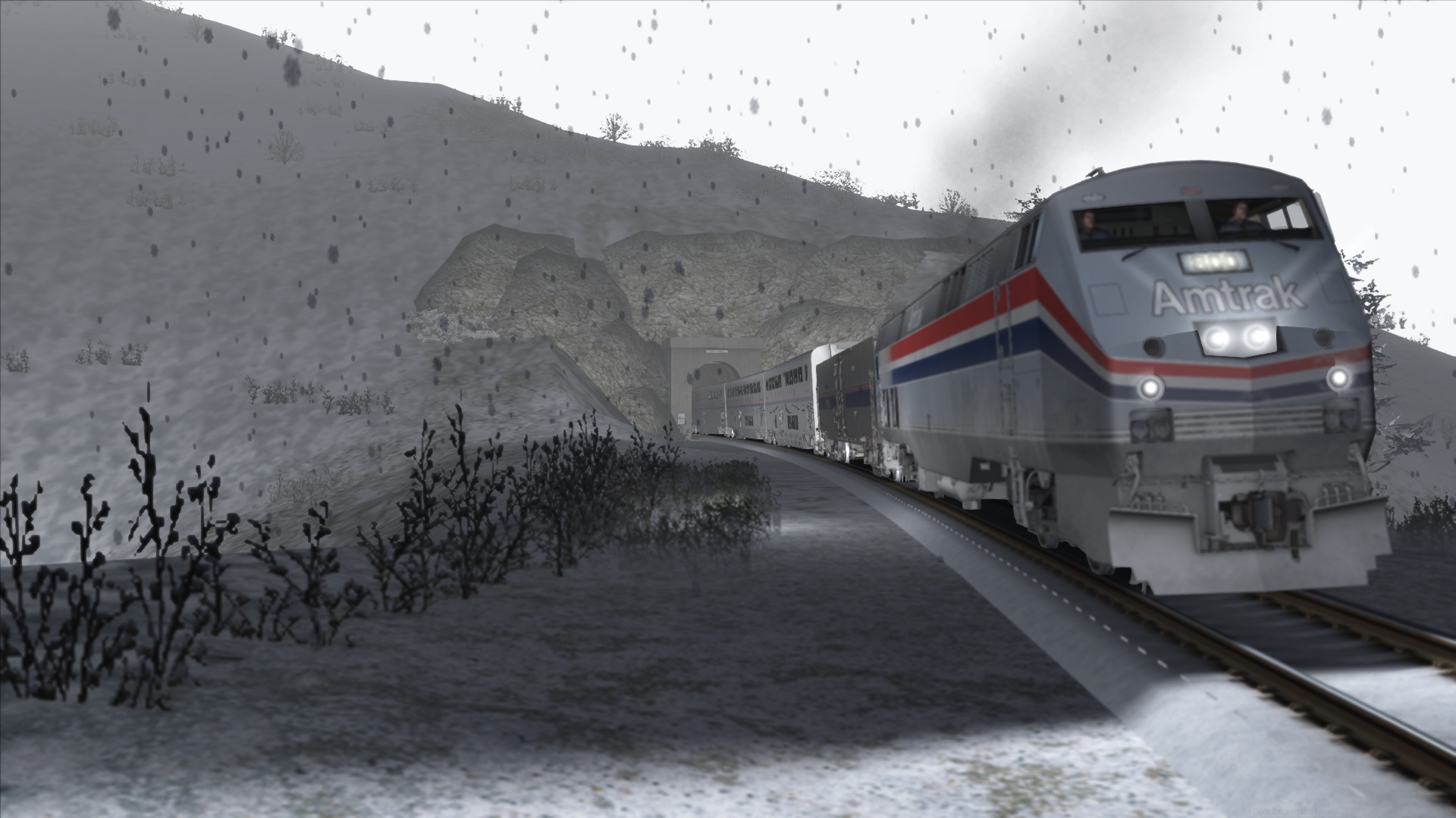 Empire Builder to Seattle. December evening. Pt.1