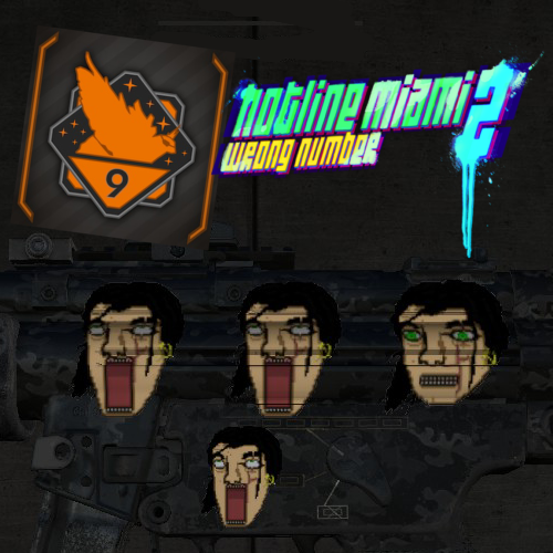 [ARC9] Hotline Miami stickers
