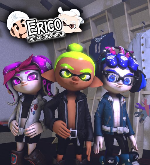 Steam Workshop::[Splatoon] Inky Rider Leather Jacket: Unzipped Edition