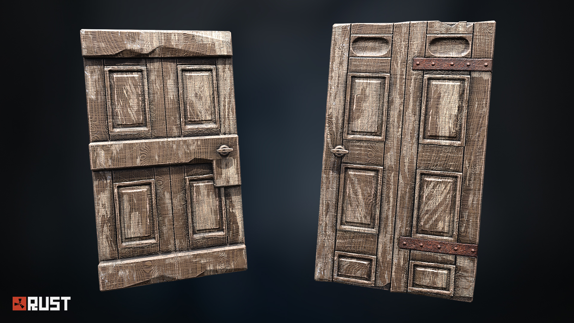 Adobe Wood Door