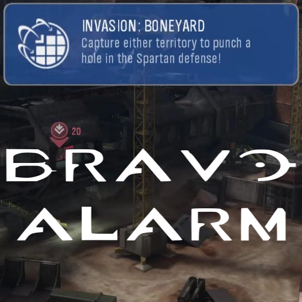 Halo Reach Invasion Bravo Under Attack Alarm for Perimeter Alarm