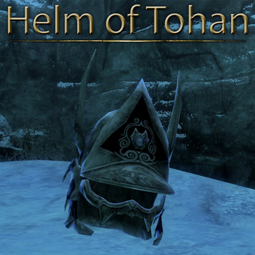 Adamantium Helm of Tohan - A Morrowind Artifact (Unenchanted Version)