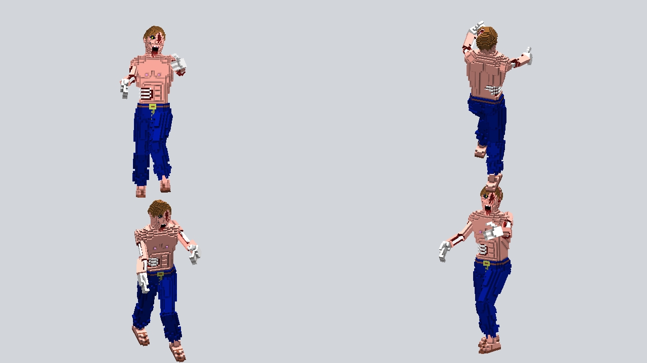 Wounded man / Zombie Skin preview