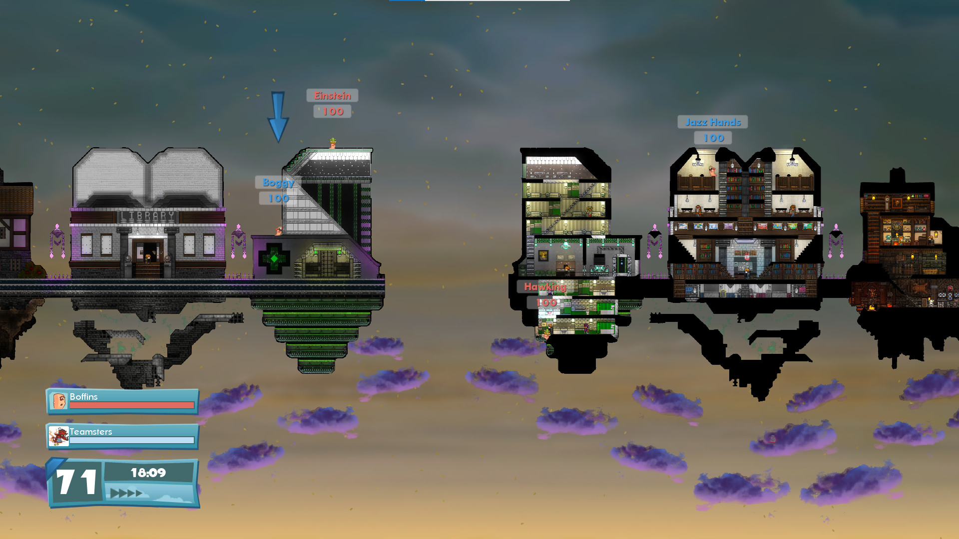 Relation-of-threebuilding-fort-modus