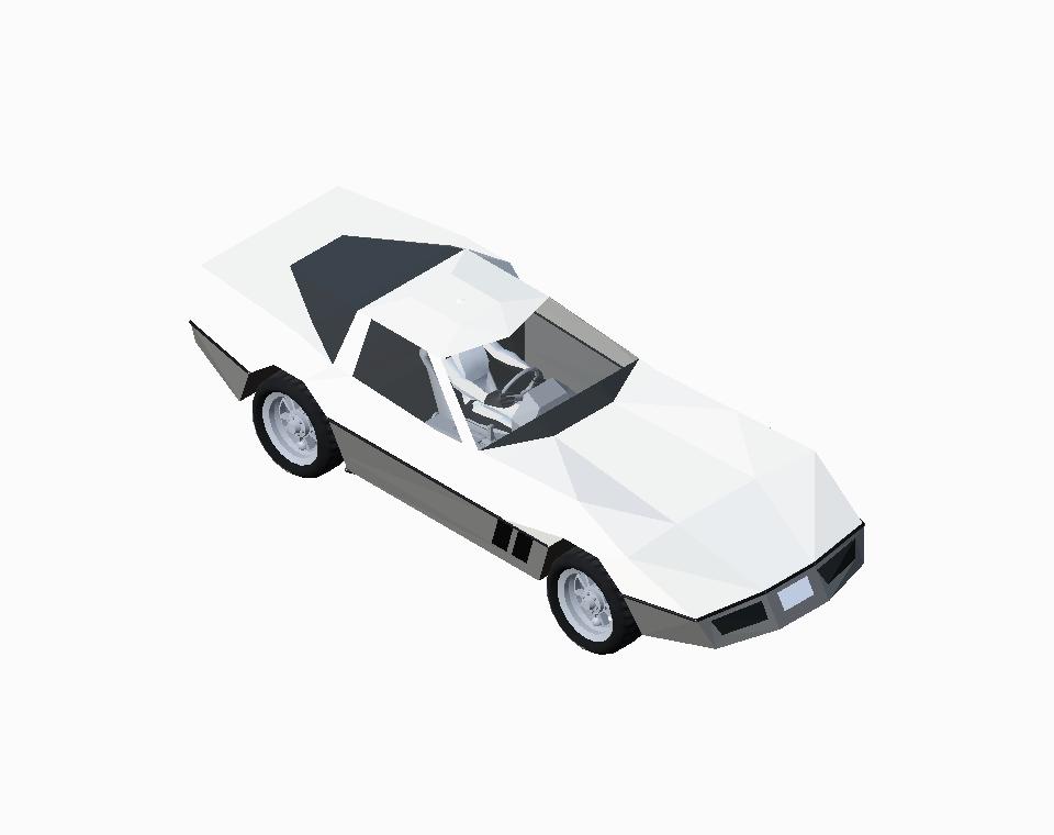C4 Corvette 1986 - Two Tone