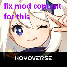 對於該模組的簡單版本修復(Inazuma in pieces - a Genshin Impact Mod (Prototype))