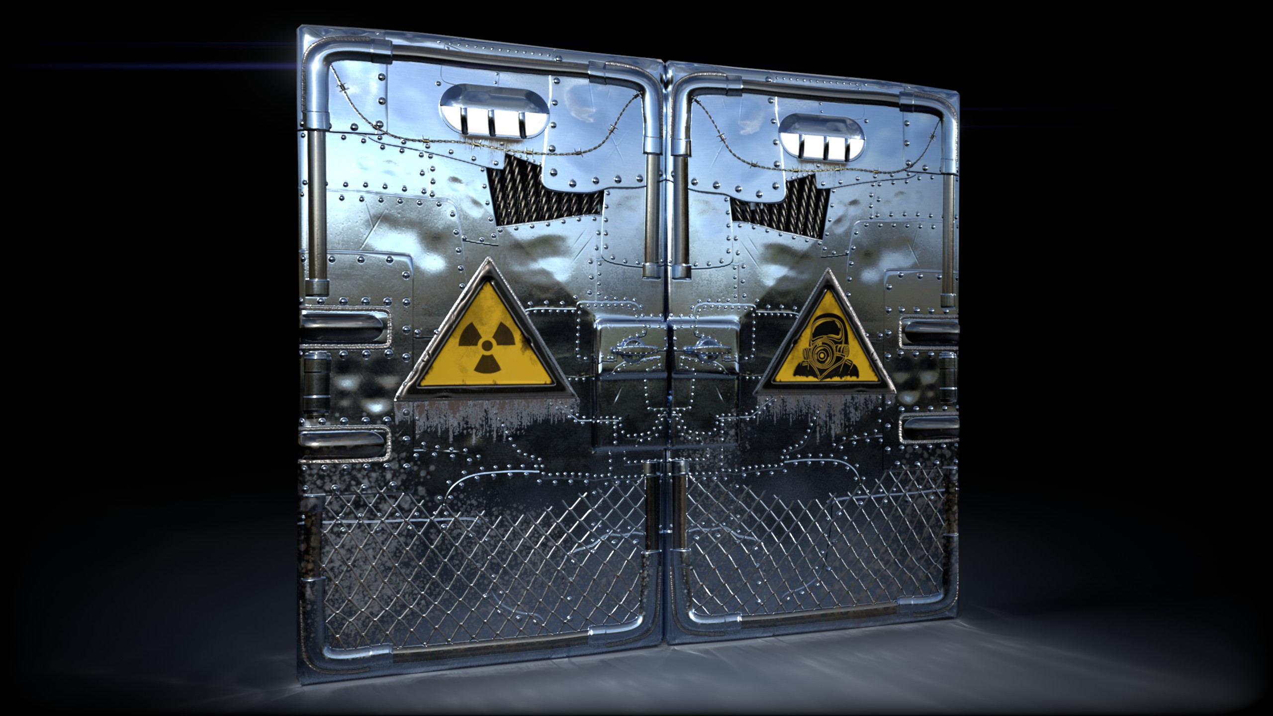 Protector Sheet Metal Double Door