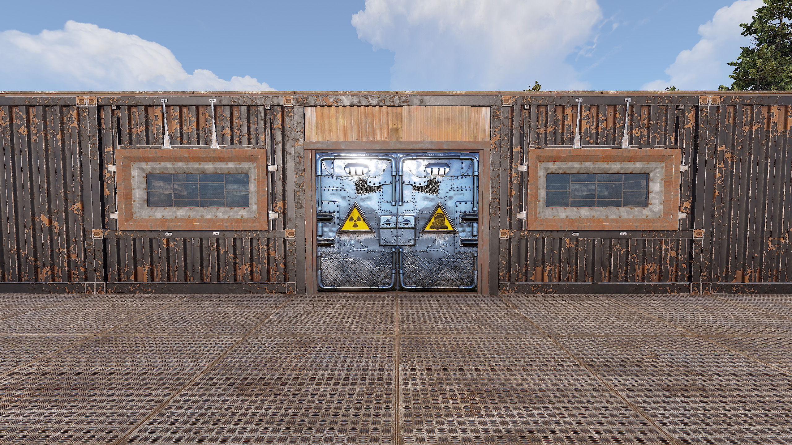 Protector Sheet Metal Double Door