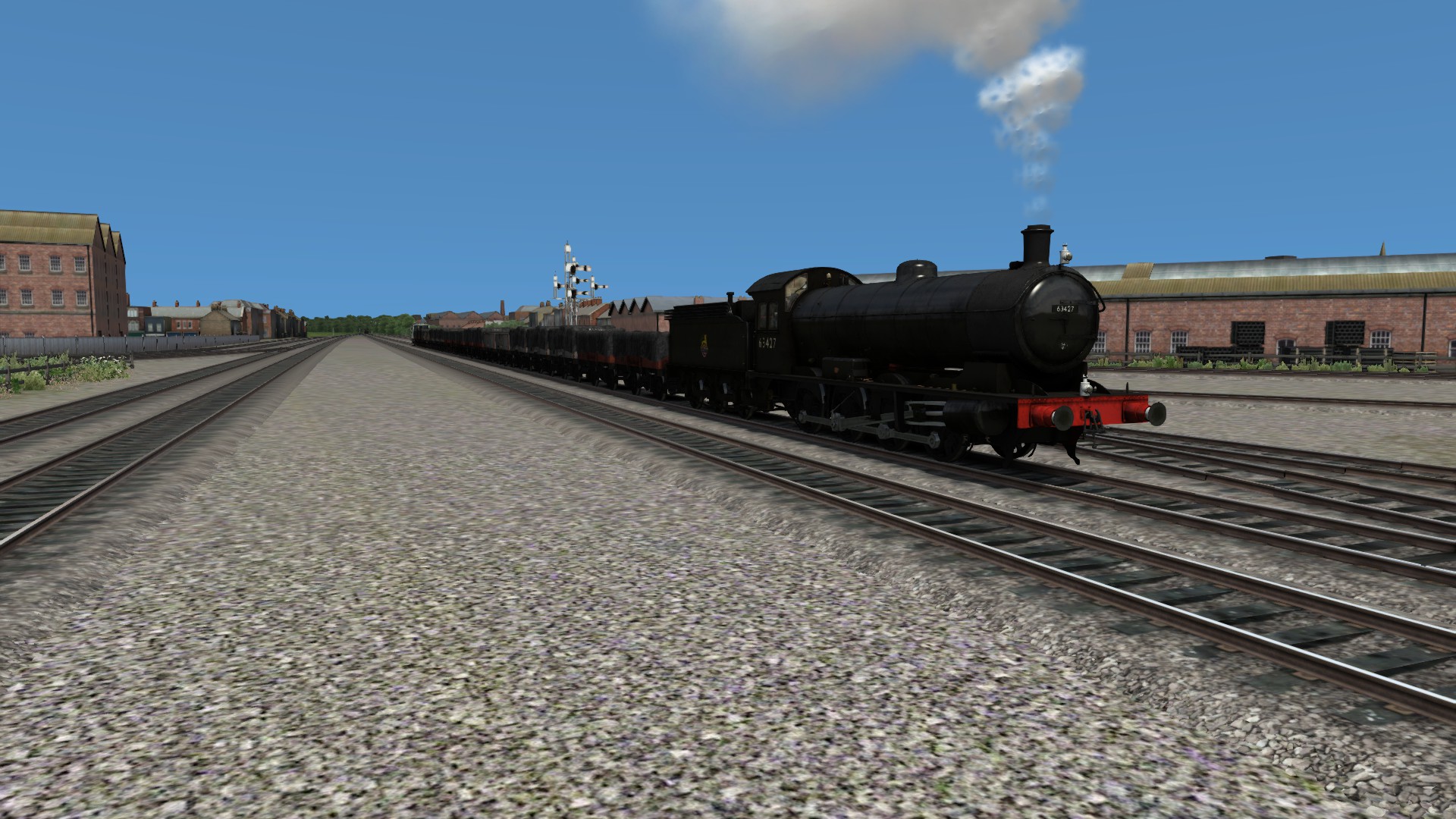 [HS]-Darlington to Eldon Empties (BR Q6)