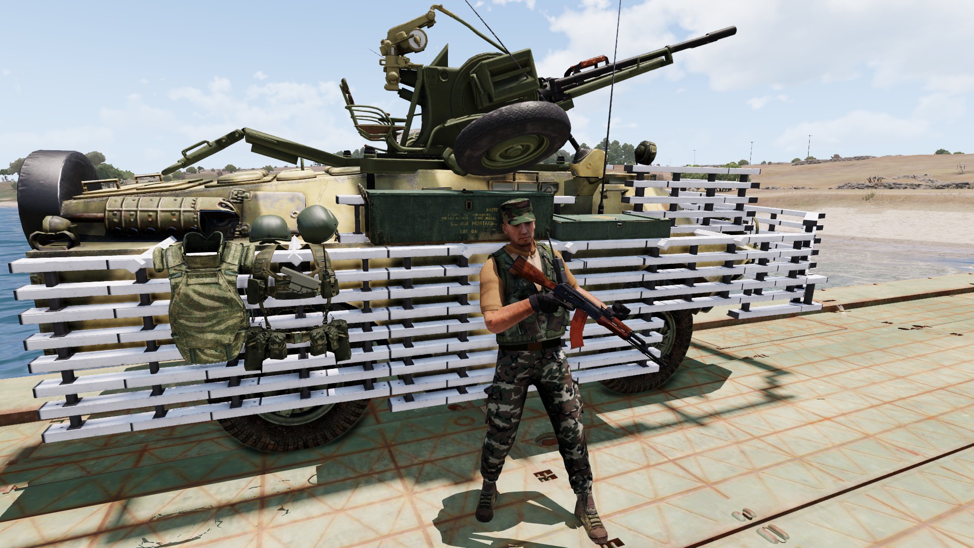BRDM-2 ZU-23-2 Syrian