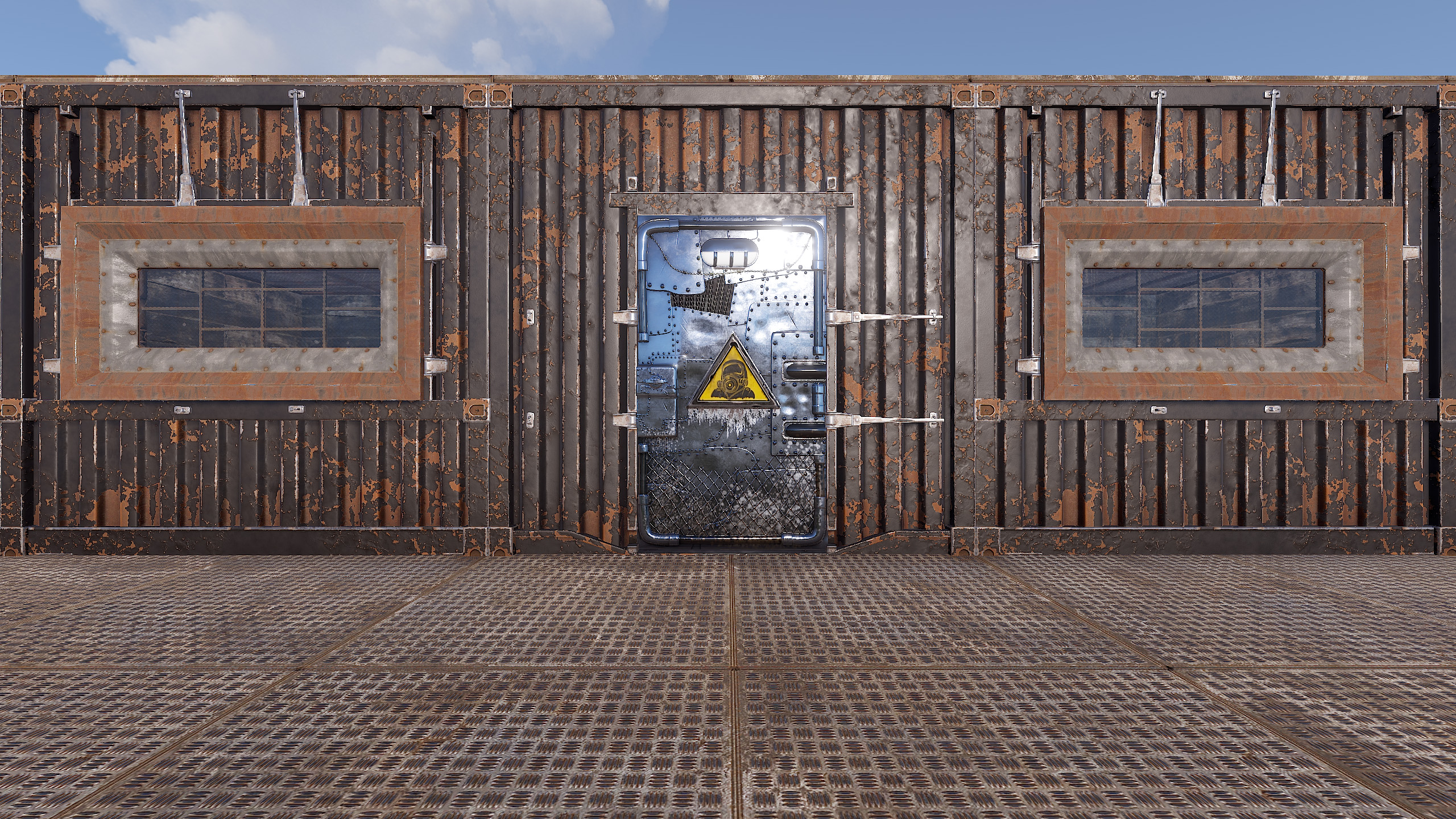 Protector Sheet Metal Door