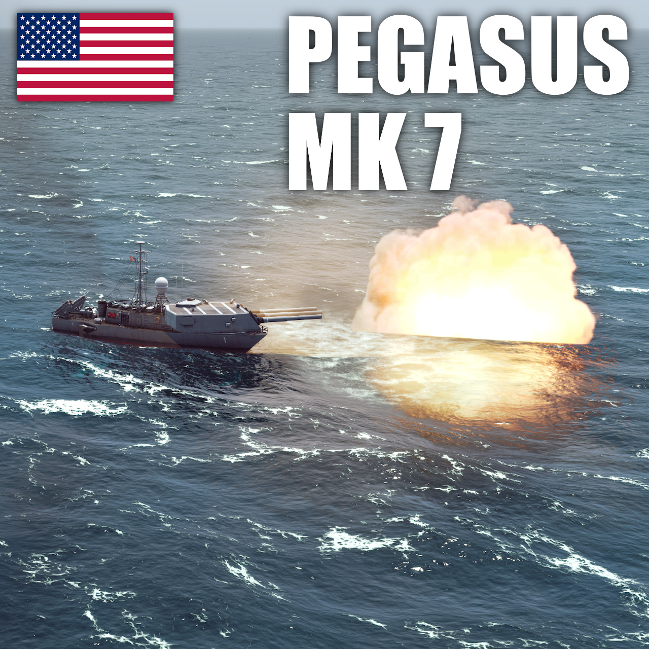 Pegasus Missile Boat - MK 7 Gun Upgrade