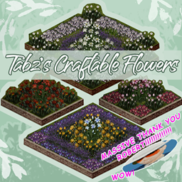 Tabz's Craftable Flowers – Project Zomboid Mod