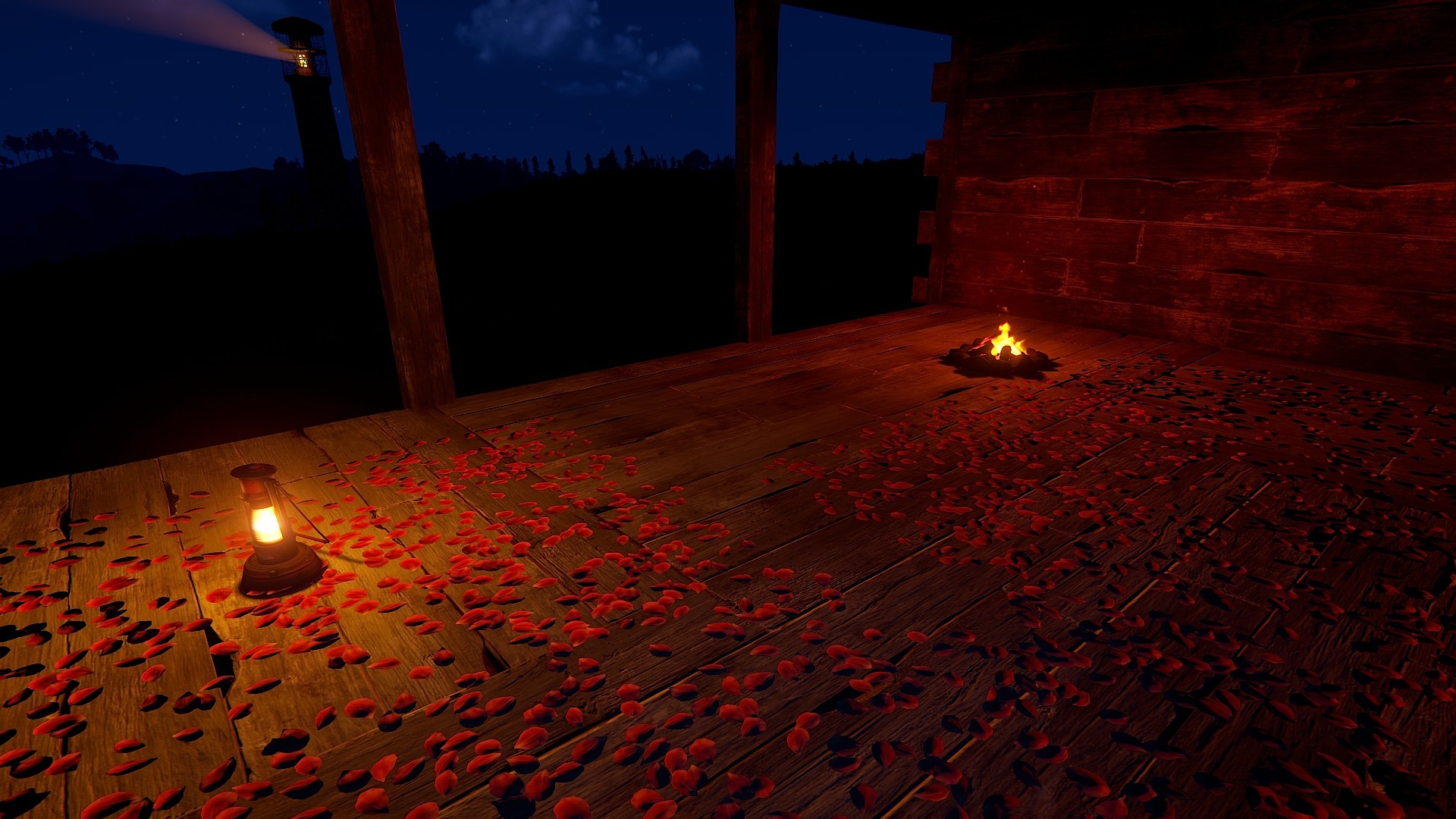 Rose Pedals Rug