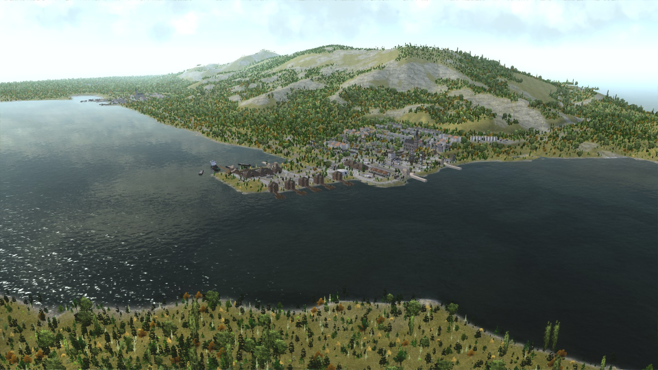 Serasan Island Siberia Populated