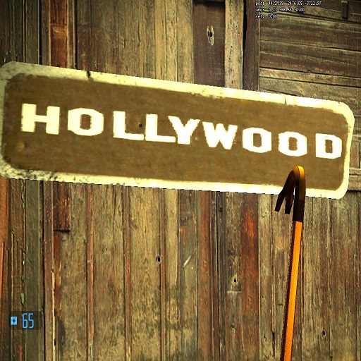 HL2 Hex :-: Hollywood Sign(Ravenholm Sign Reskin)