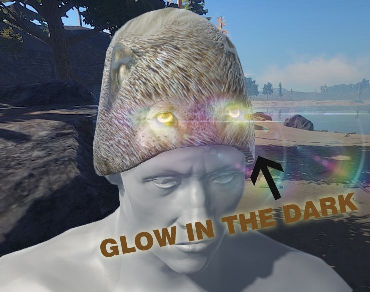 Grey wolf Glow eyes