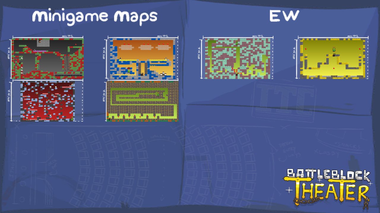 BattleBlock Theater Minigames / Maps ( Multiplayer & Singleplayer )