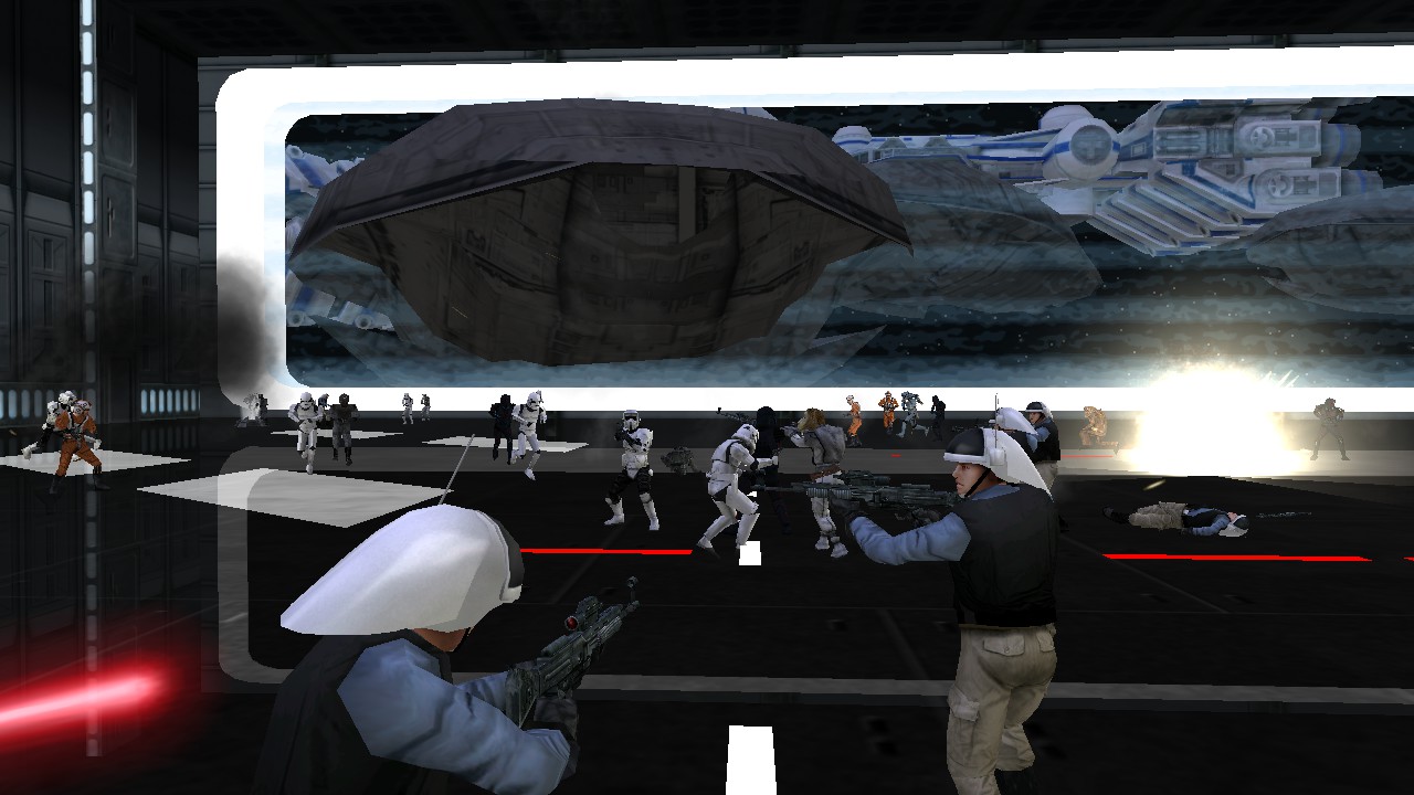 Someone made an assault on Theed mod for Battlefront II 2005. Here's a  comparison between it and the 2017 Battlefront II beta. : r/ StarWarsBattlefront