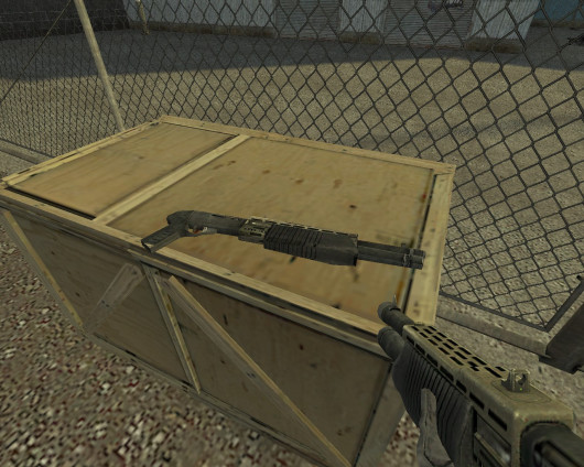 shotgun but it looks like the worldmodel