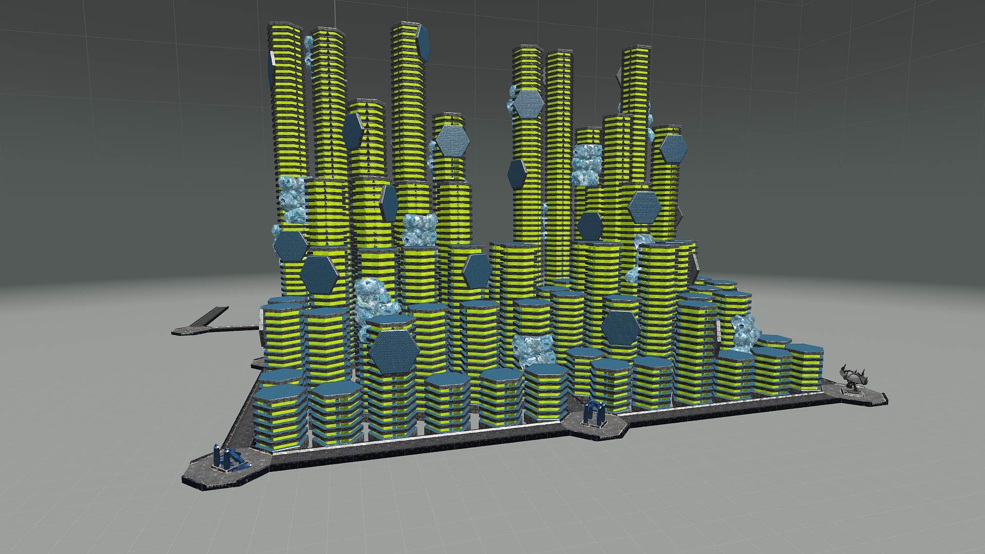Christophis City Block With Ice Walls 1x2