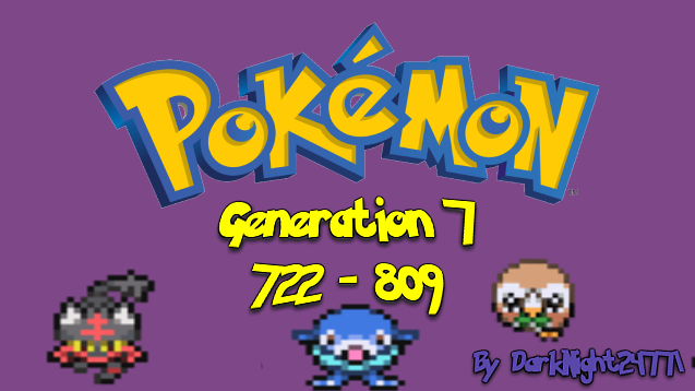 Pokemon Generation 7