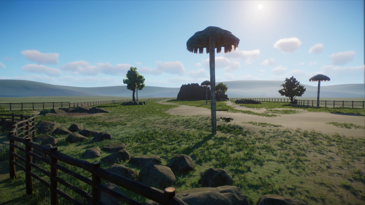 Savannah habitat by ZSHplays