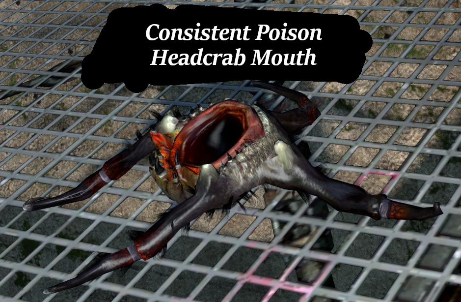 Consistent Poison Headcrab Mouth