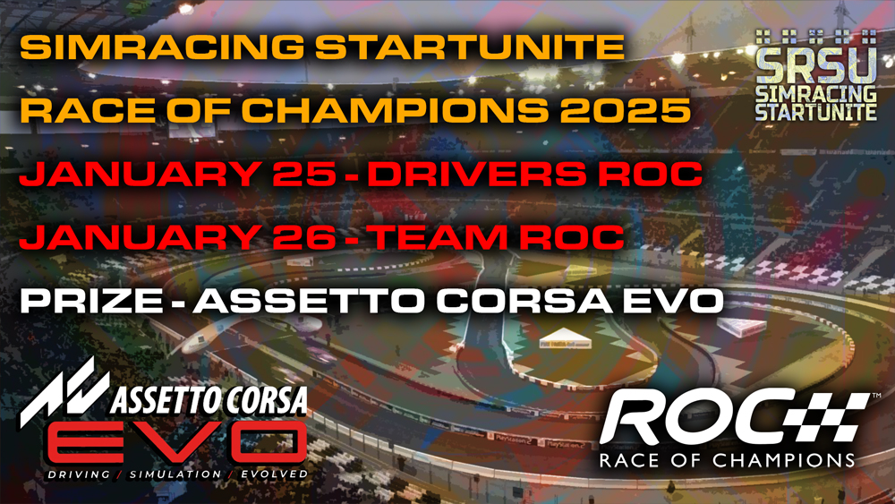 SIMRACING STARTUNITE RACE OF CHAMPIONS 2025