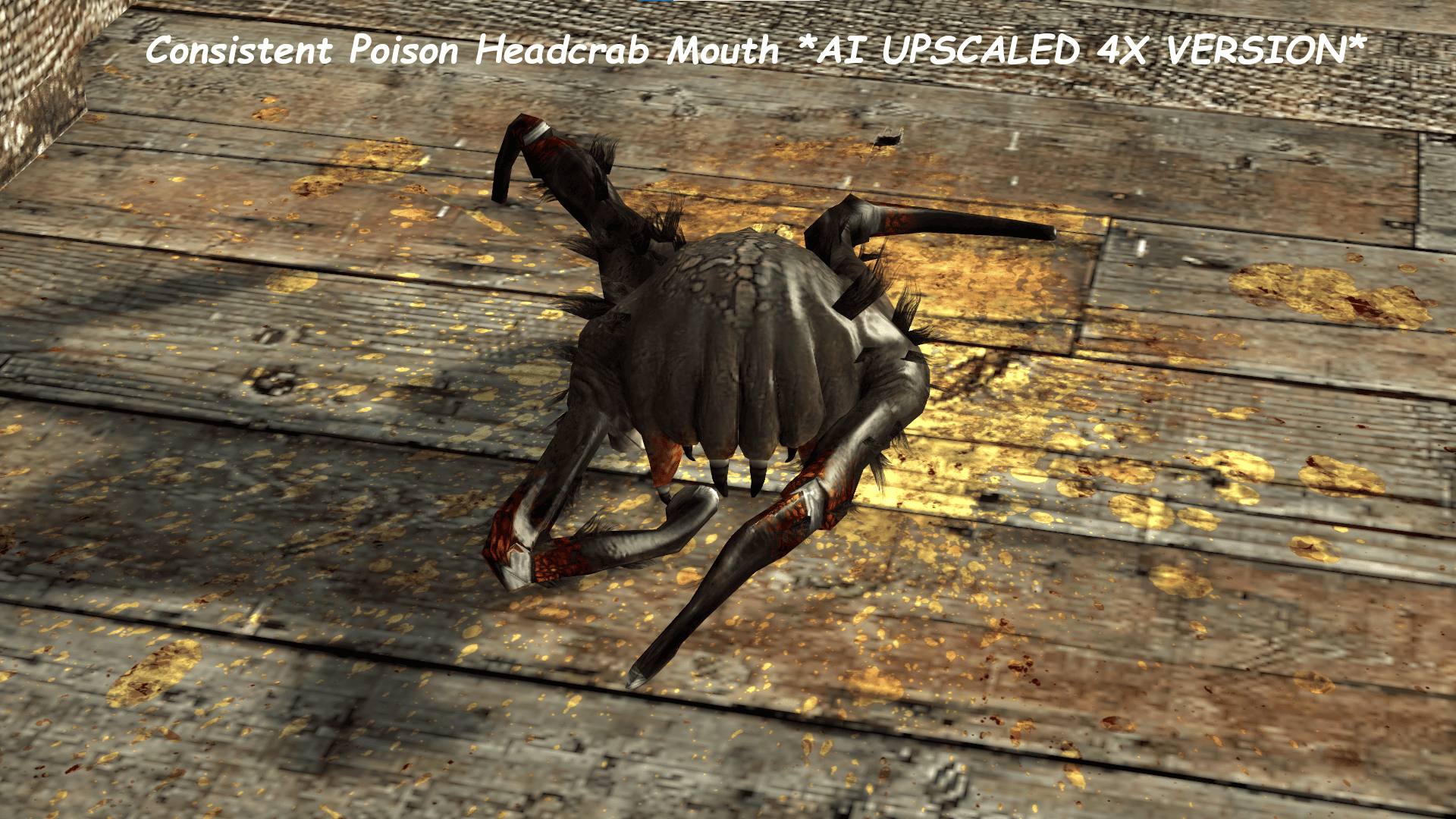 Consistent Poison Headcrab Mouth *AI UPSCALED VERSION*