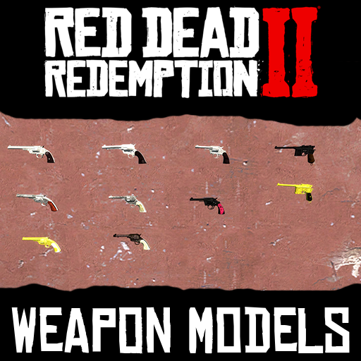 Red Dead Redemption 2 - Sidearm Models