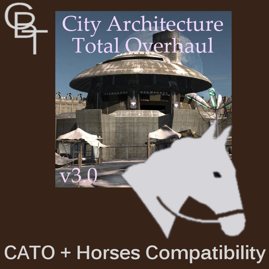 City Architecture Total Overhaul - Rideable Horse Race Compatibility Patch