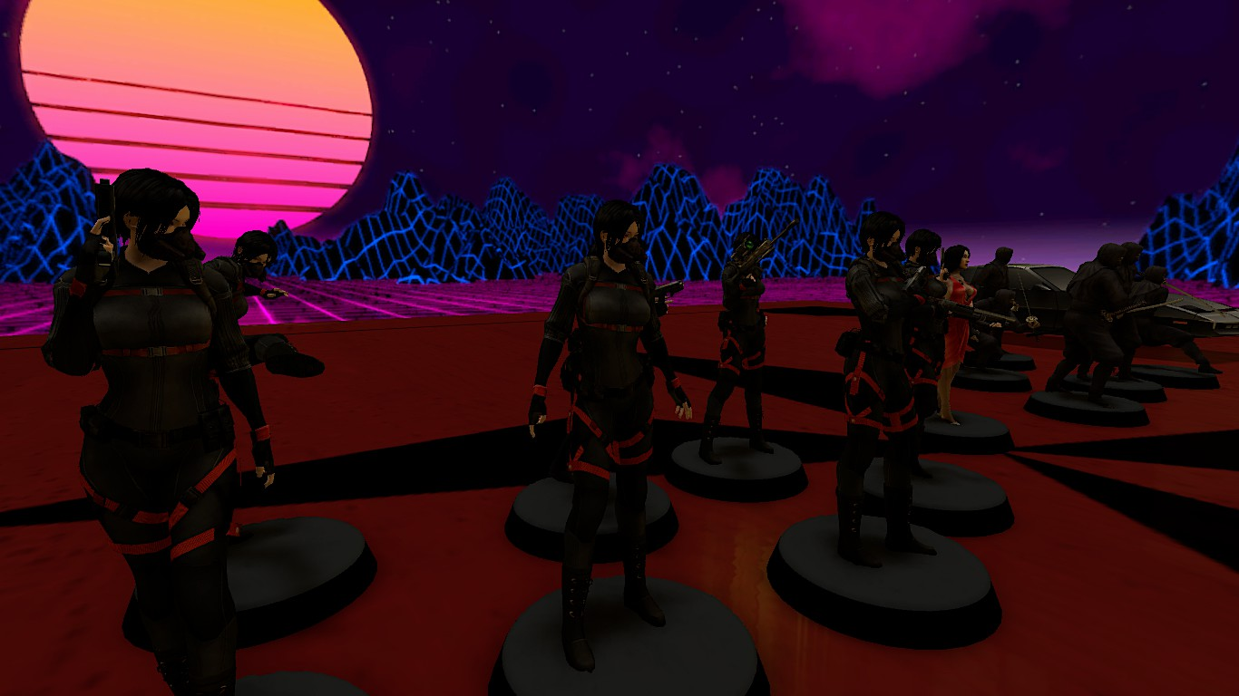 Homebrew Minis - Spy Lady and Ninjas