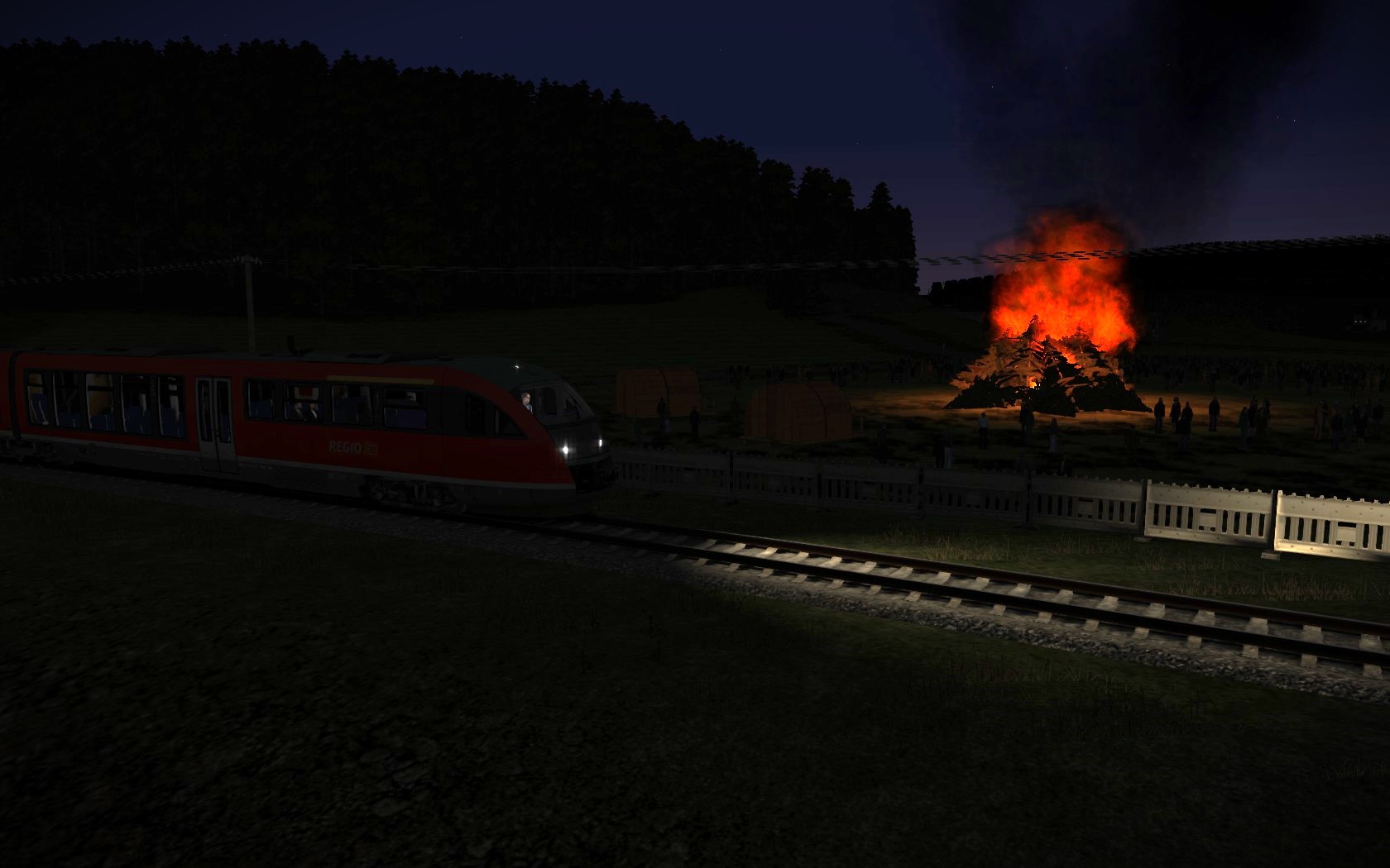 Die Fahrt durchs Feuer