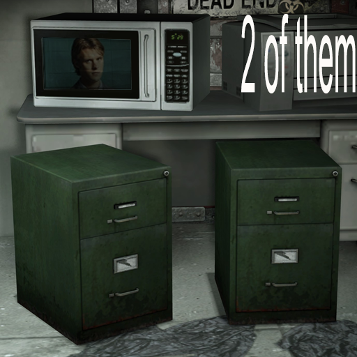 these 2 filing cabinets in no mercy are slighly different than usual although its not something you would really notice