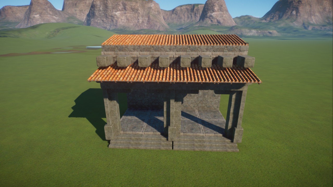 Ancient Temple Hall
