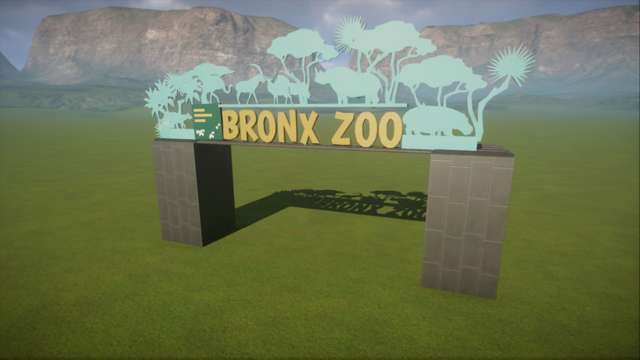 Bronx Zoo - Entrance Gate