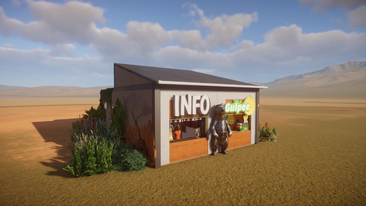 small shop and utility building